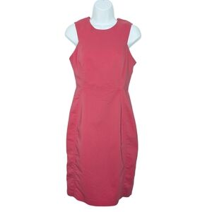 Calvin Klein Coral Sleeveless Midi Dress